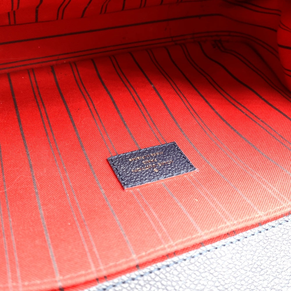 LOUIS VUITTON(ルイヴィトン) モノグラムアンプラント ポシェット・メティス 2WAYバッグ ショルダーバッグ ネイビー×レッド レザー MM M44071 ゴールド金具