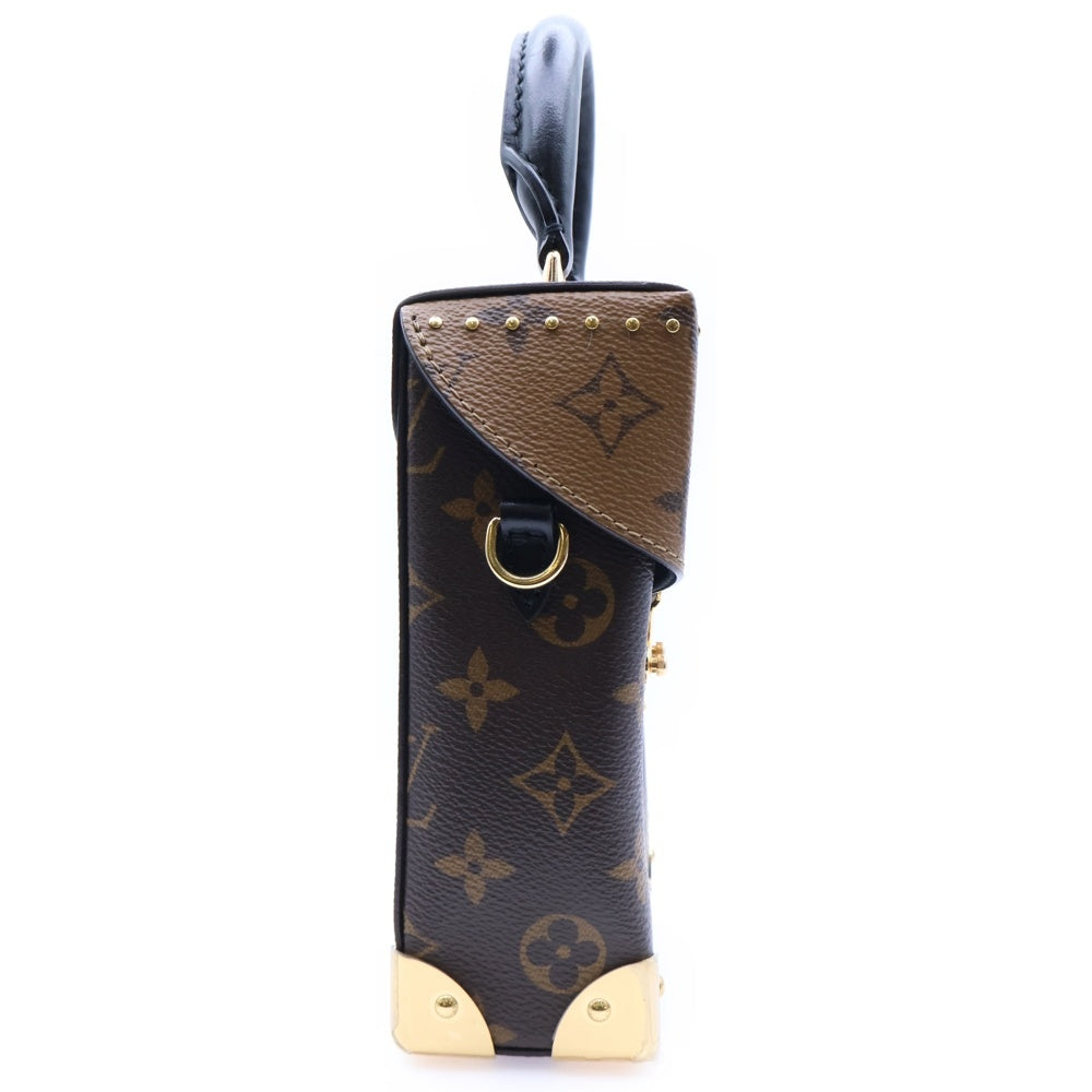 LOUIS VUITTON(ルイヴィトン) カメラボックス モノグラム リバース PVC レザー 2WAY ハンド チェーンショルダーバッグ ゴールド金具 ブラウン M82465