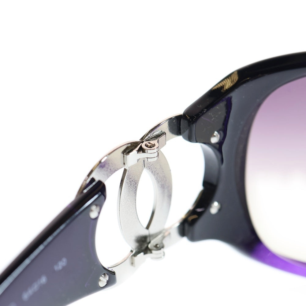 CHANEL(シャネル) サングラス ココマーク ウェリントン セルフレーム フルリム サングラス パープルフレーム グラデーションレンズ シルバー金具