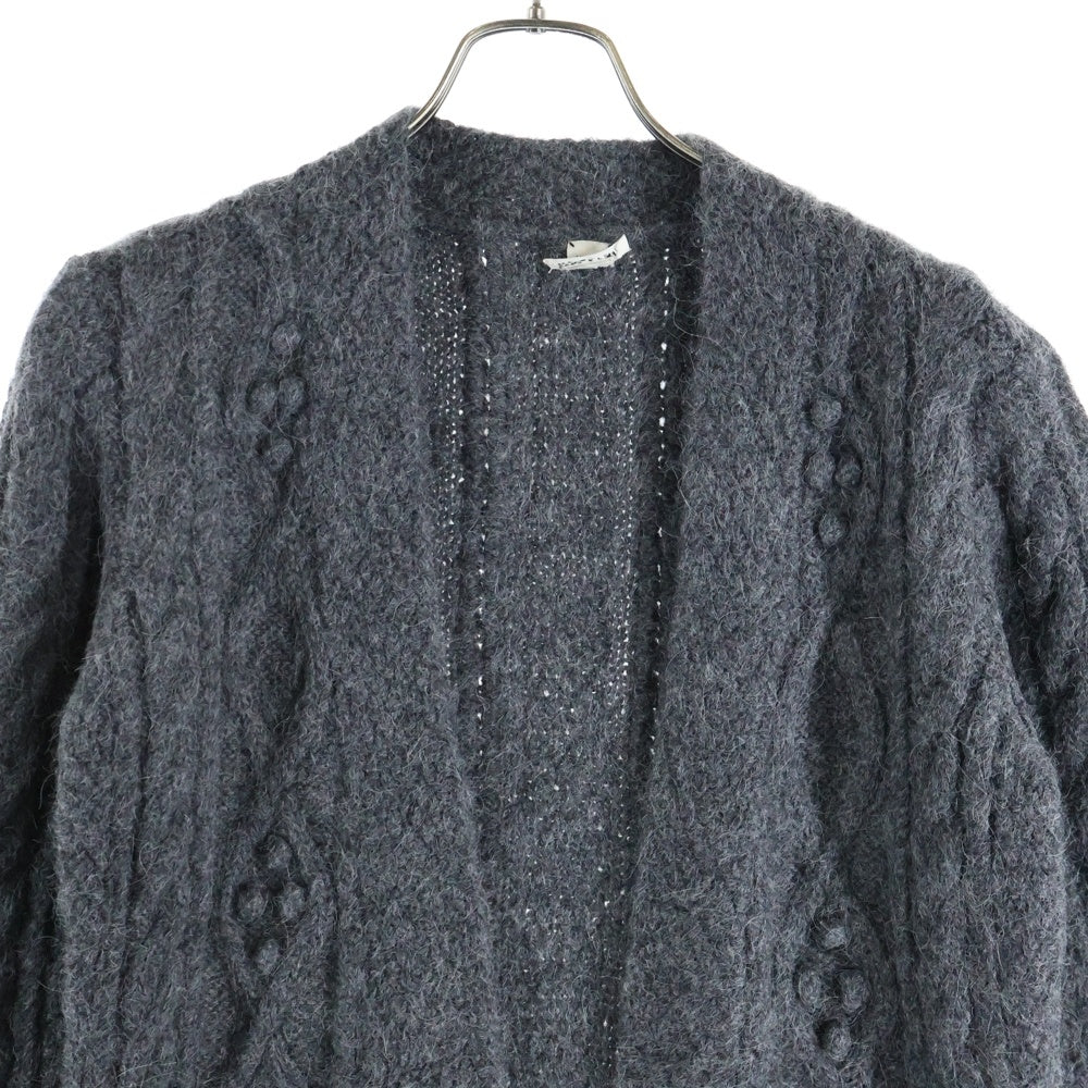 HERMES(エルメス) アルパカ ウール カーディガン グレー
