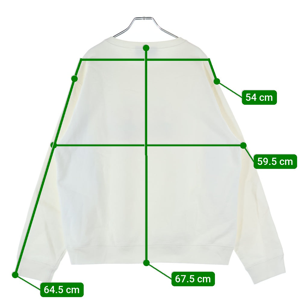 GUCCI(グッチ) ロゴプリント クルーネック プルオーバー スウェット