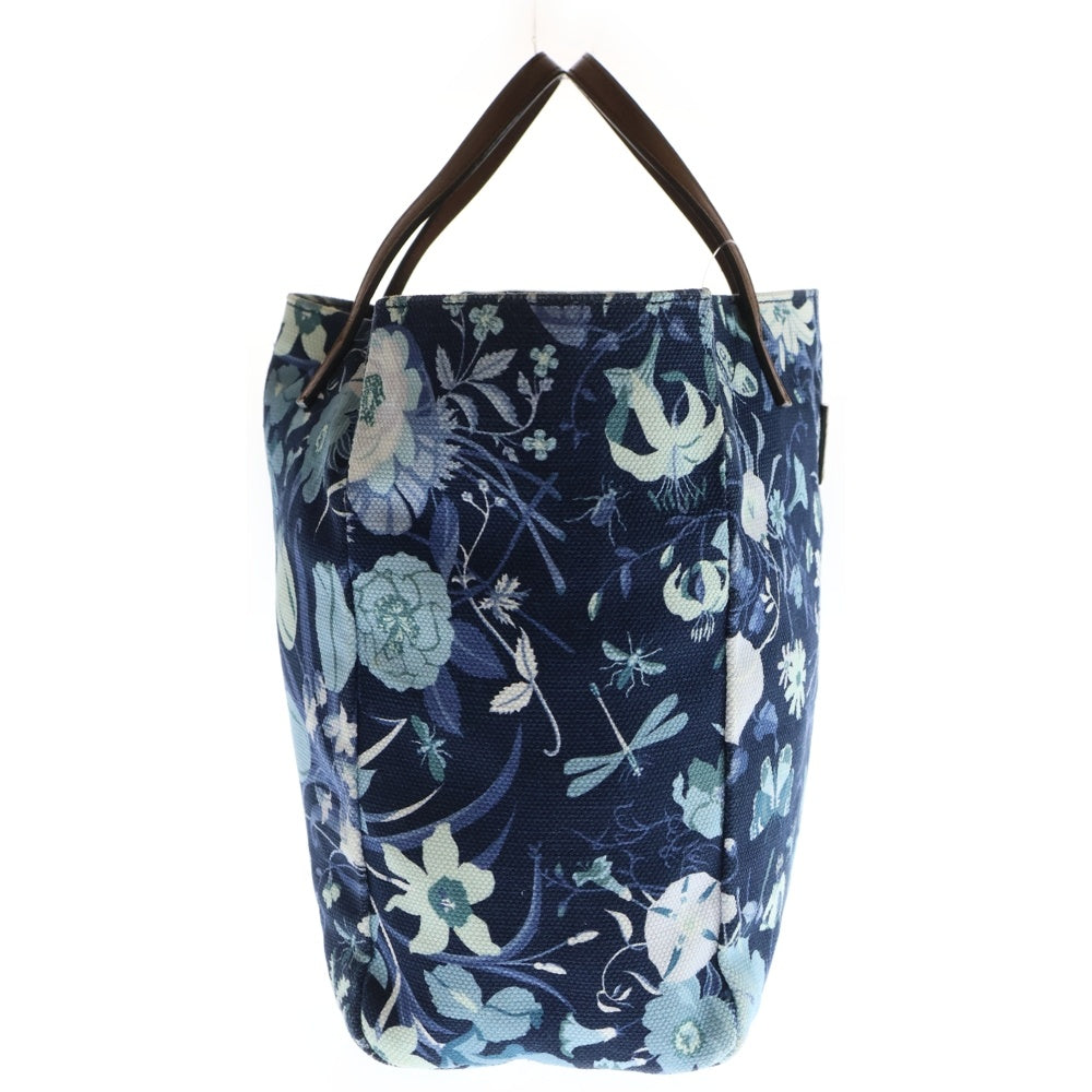 GUCCI(グッチ) グッチ キッズ トートバッグ ハンドバッグ キャンバス ネイビー フラワー 284721