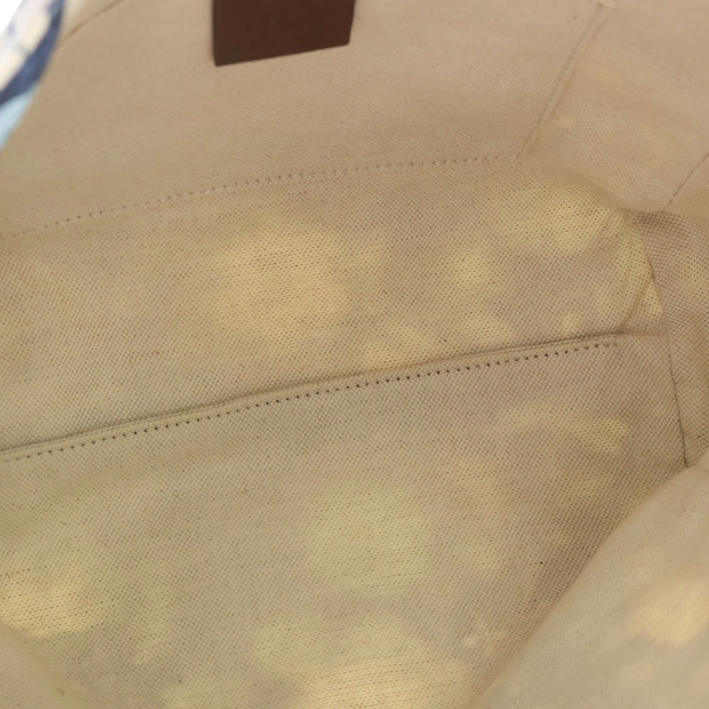 GUCCI(グッチ) グッチ キッズ トートバッグ ハンドバッグ キャンバス ネイビー フラワー 284721