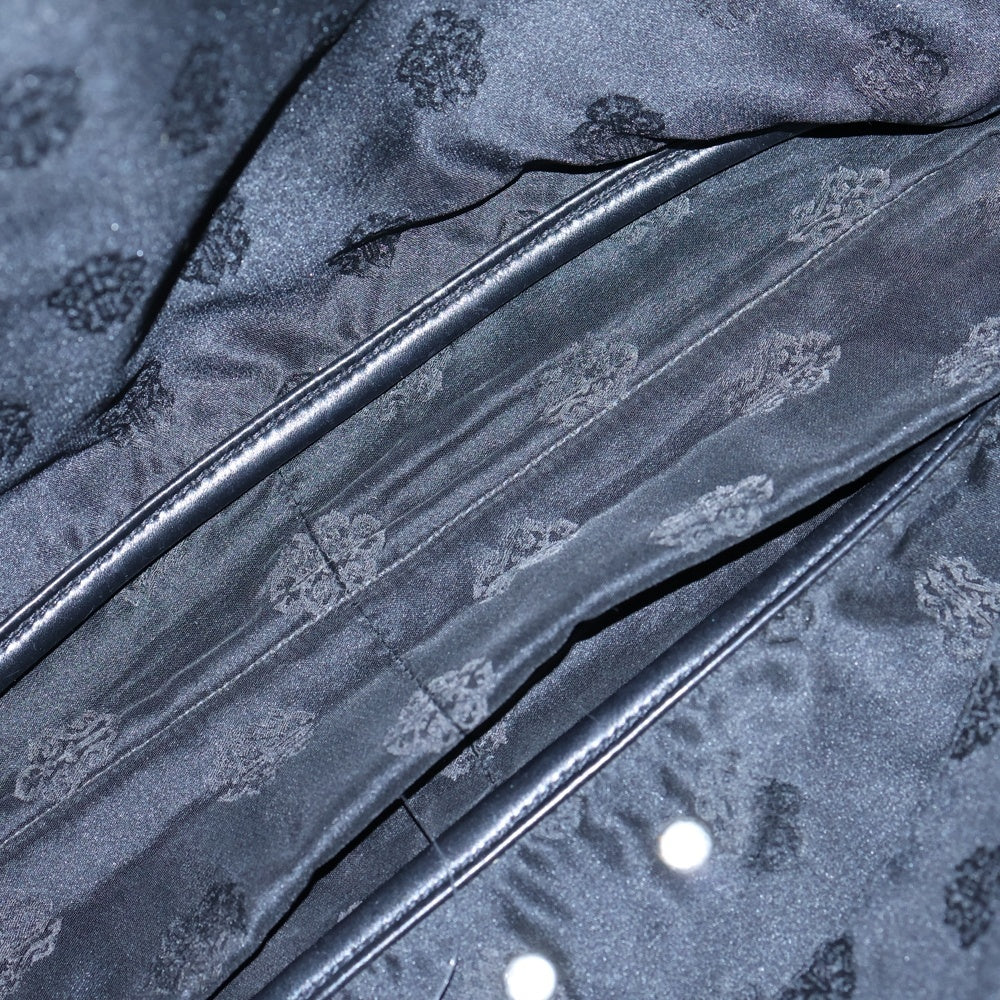 CHROME HEARTS(クロムハーツ) ガンスリンガー ストラップ ナイロン レザー トートバッグ ブラック シルバー