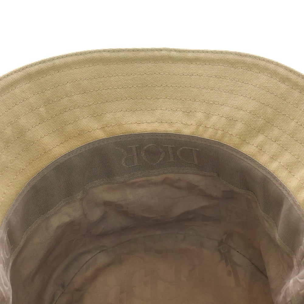 DIOR(ディオール) Canvas Bucket Hat バケットハット #L ベージュ コットン 293C906I5641