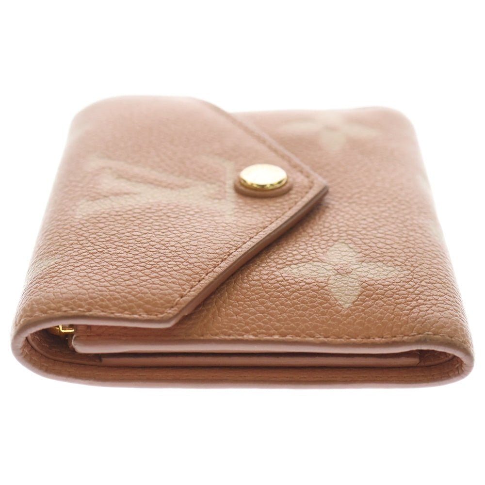 ルイヴィトン　ヴィクトリーヌ　アンプラント ヴィトン バイカラー モノグラム アンプラント ポルトフォイユ