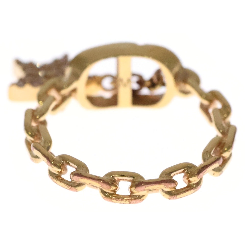 DIOR(ディオール) Petit CD スターチャーム リング ゴールド GP ラインストーン 指輪