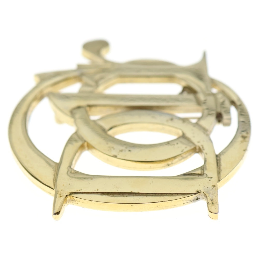 DIOR(ディオール) DIOR ロゴ ブローチ ゴールド GP ヴィンテージ レディース