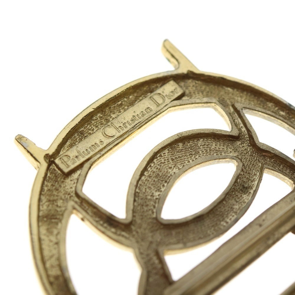 DIOR(ディオール) DIOR ロゴ ブローチ ゴールド GP ヴィンテージ レディース