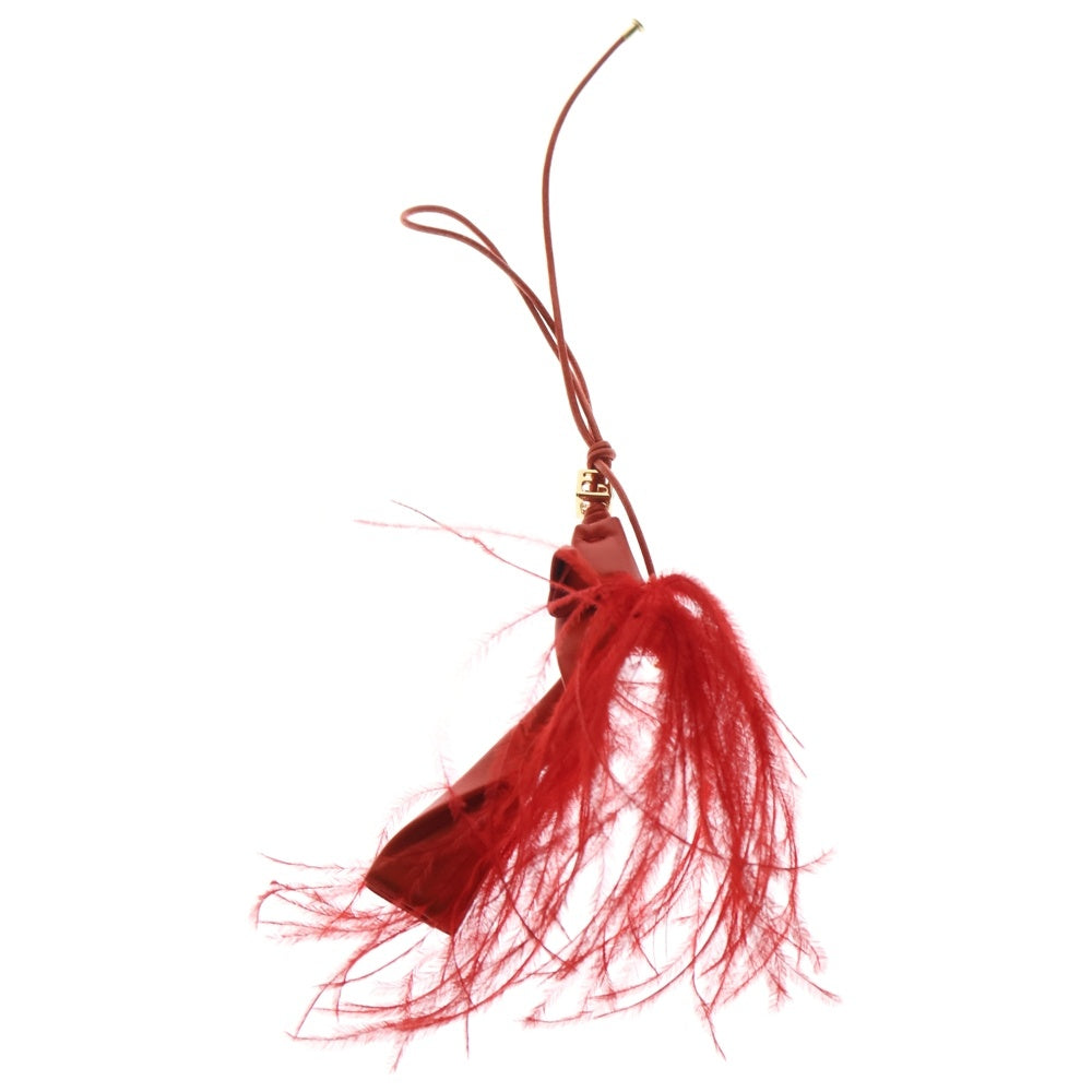 FENDI(フェンディ) Origami Fish オリガミ フィッシュ チャーム レッド レディース