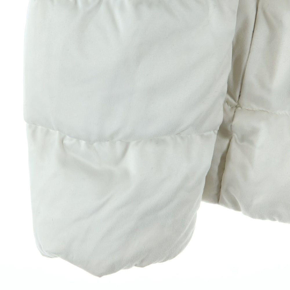 HERNO(ヘルノ) ファー フーデッド ジップアップ ダウンジャケット ホワイト レディース PI0835D-12198-1100