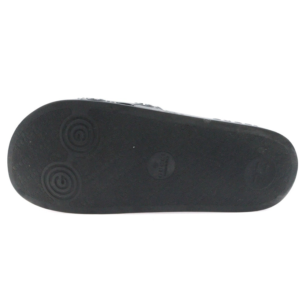 GUCCI(グッチ) GG ラバー スライド フラット シャワーサンダル ブラック 575957