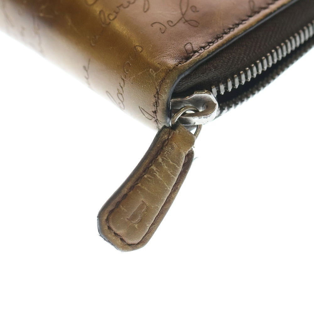 Berluti(ベルルッティ) カリグラフィ イタウバ ロングジップウォレット