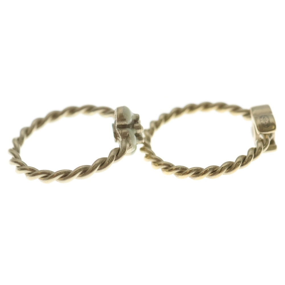 CHANEL(シャネル) カメリア 2連リング 指輪 ゴールド 08 A GP レディース