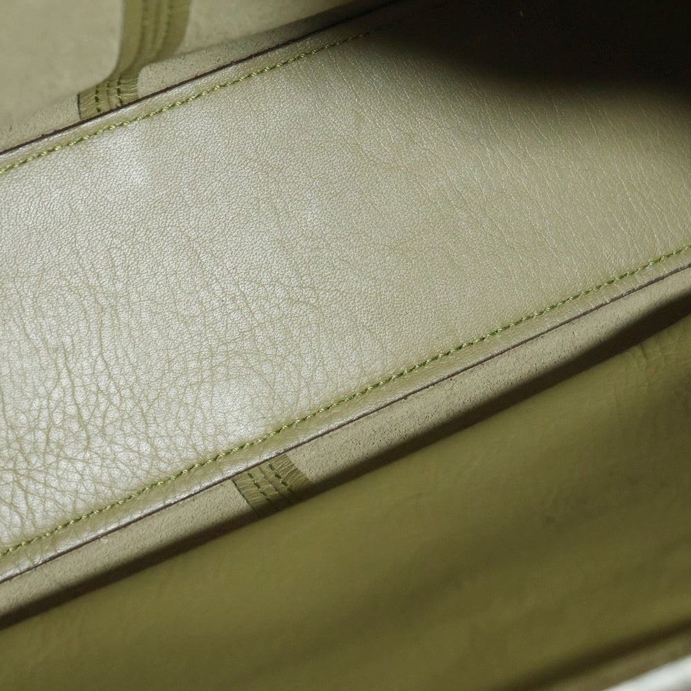LOEWE(ロエベ) ワンショルダーバッグ ハンドバッグ ポシェット カーキ グリーン系 レザー