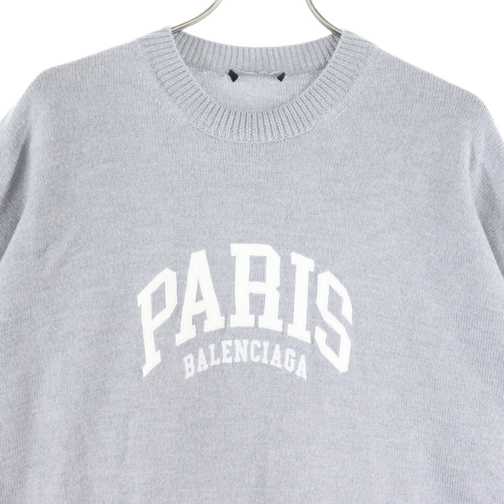 BALENCIAGA(バレンシアガ) 22SS PARIS LOGO CREW NECK KNIT パリスロゴ