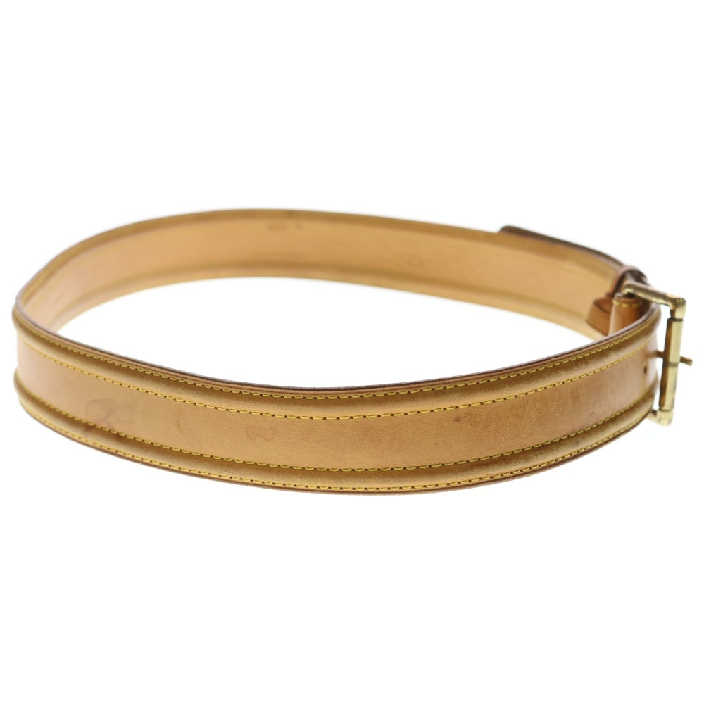 LOUIS VUITTON(ルイヴィトン) ピキュールセリエ レザー ベルト ゴールド金具 ブラウン M6854U