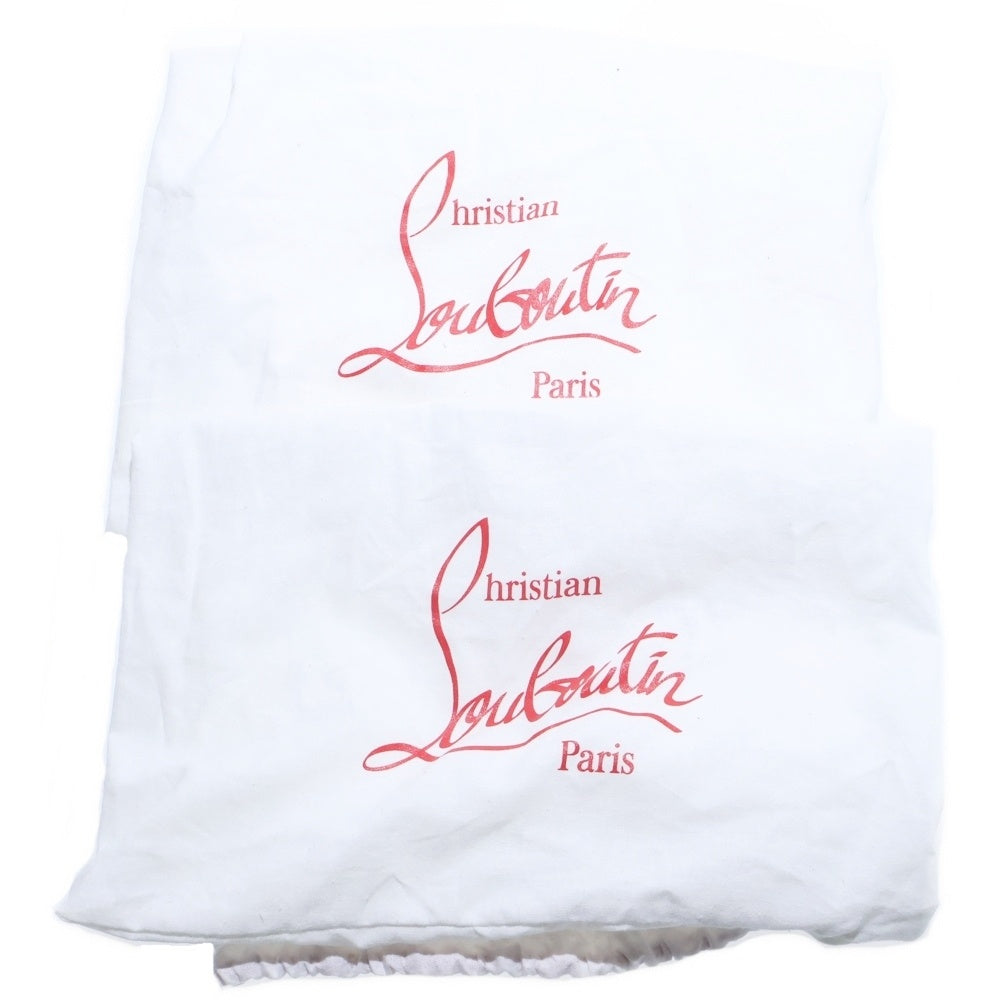 CHRISTIAN LOUBOUTIN(クリスチャンルブタン) スパイクスタッズ デニム ローカットシューズ スニーカー インディゴ レディース