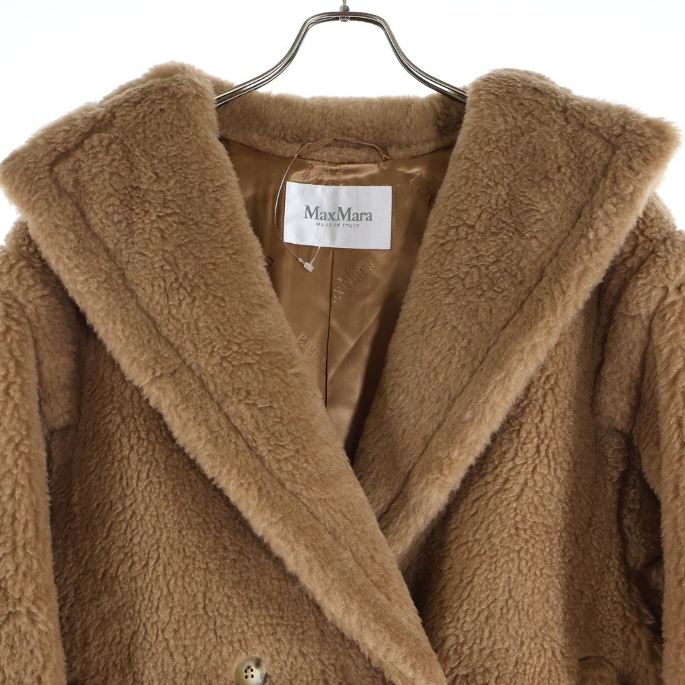 Max Mara(マックスマーラ) TEDDY テディベア シルク混 キャメル ボア