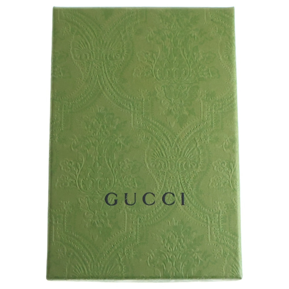 GUCCI(グッチ) オフディア GGスプリーム コンパクトウォレット 三つ折り財布 ホワイト×ベージュ PVC×レザー 523155 ゴールド金具 レディース