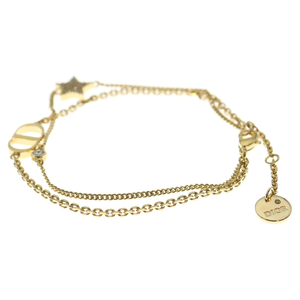DIOR(ディオール) CDスター ラインストーン ブレスレット チェーン