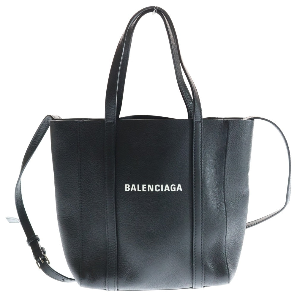 BALENCIAGA(バレンシアガ) エブリデイトートXXS 2WAYショルダーバッグ ハンドバッグ ブラック レザー 551815 シルバー金具