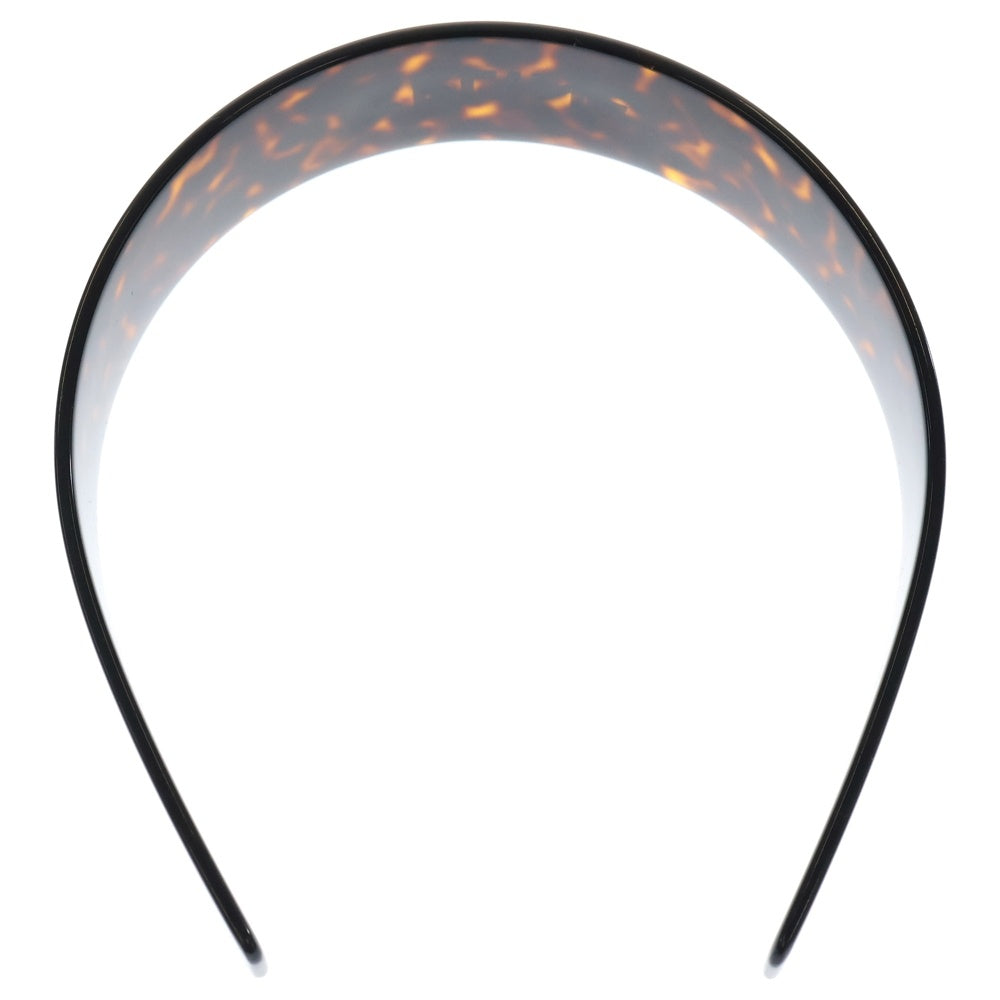 CELINE(セリーヌ) ロゴ カチューシャ ヘアバンド ブラウン レディース