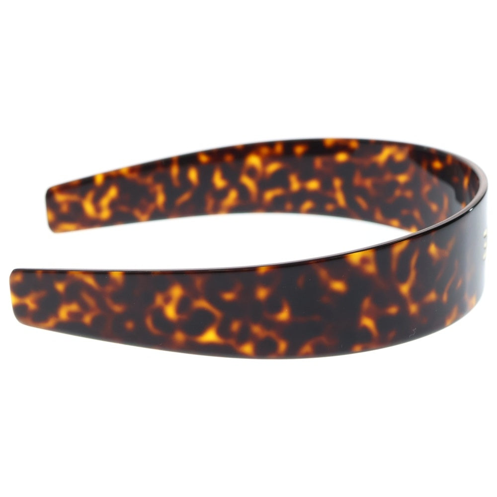 CELINE(セリーヌ) ロゴ カチューシャ ヘアバンド ブラウン レディース