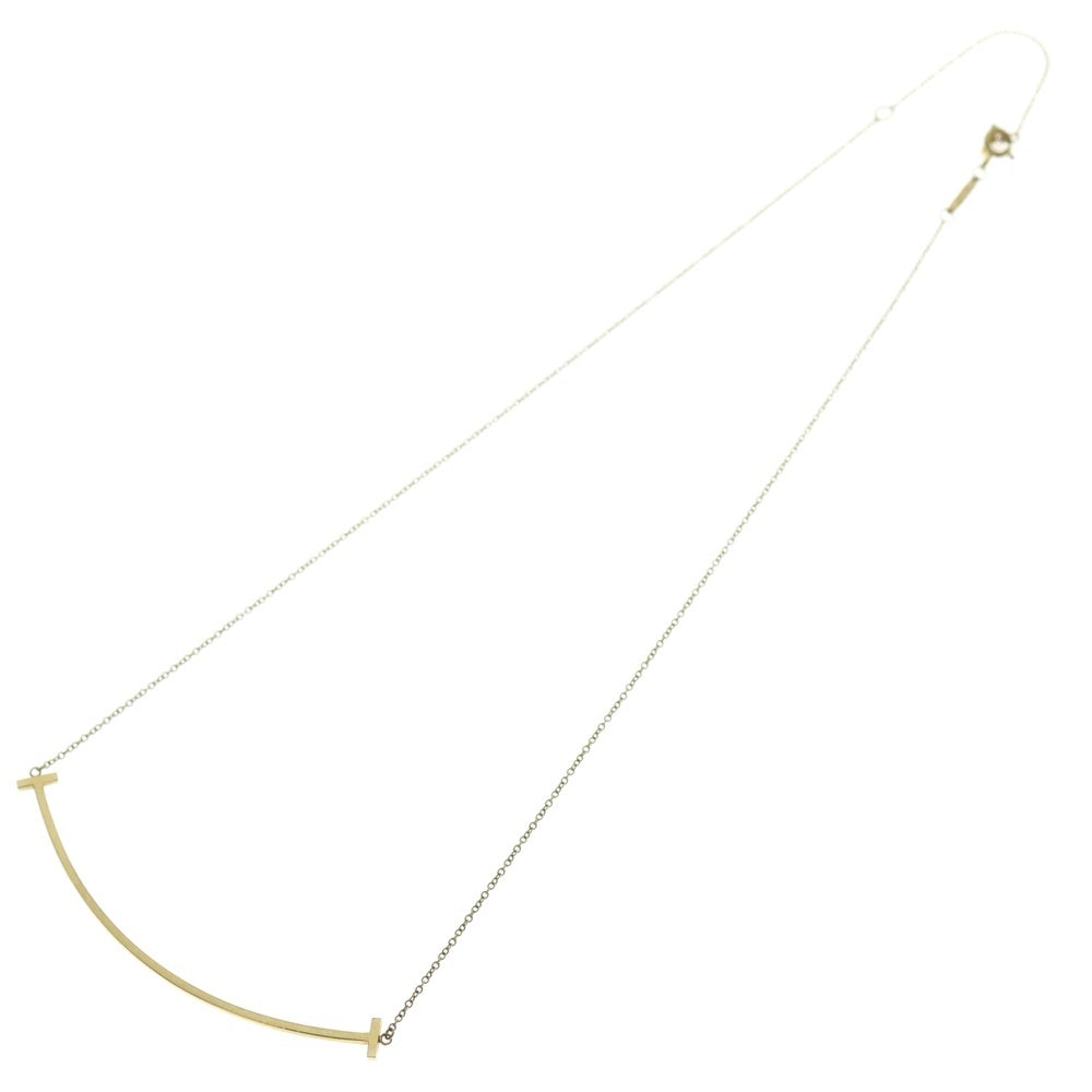 TIFFANY & Co.(ティファニー) Tスマイル ネックレス ラージ Au750 YG