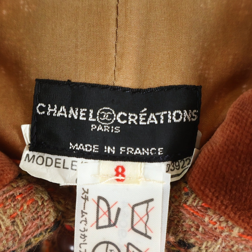 CHANEL(シャネル) CHANELCREATIONS ツイード ボタン ジャケット ブラウン レディース