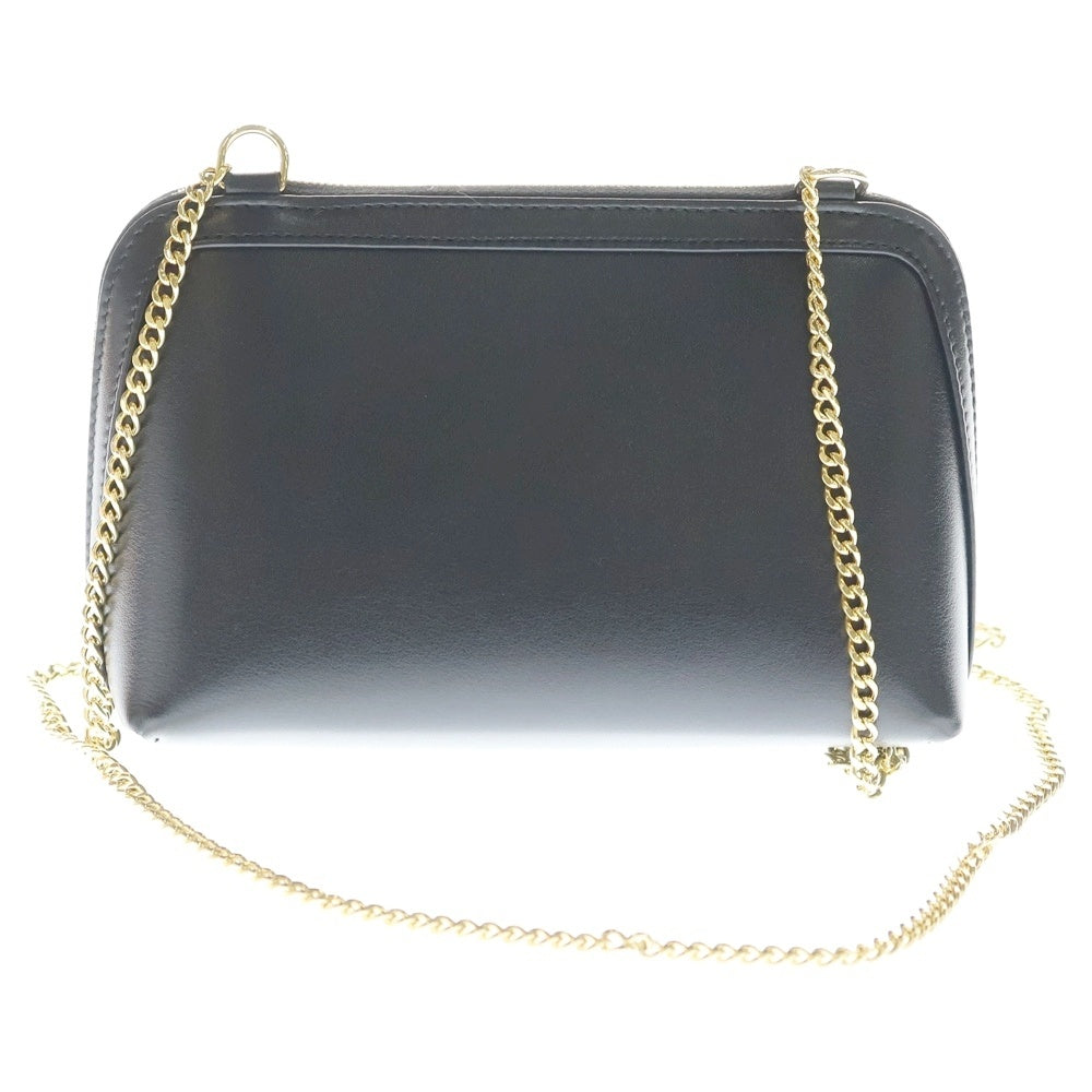 CELINE(セリーヌ) チェーン付きクラッチ キュイル トリオンフ チェーンショルダーバッグ ミニバッグ ブラック 10E383DR8.38NO ゴールド金具 レディース