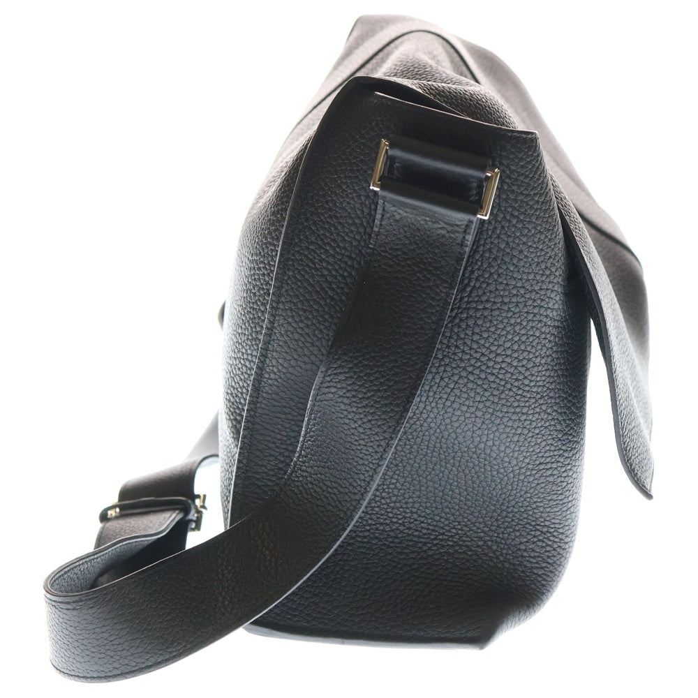 HERMES(エルメス) サック アルフレッド 35 プロンブ トリヨンクレマンス ショルダーバッグ ブラック レザー □N シルバー金具
