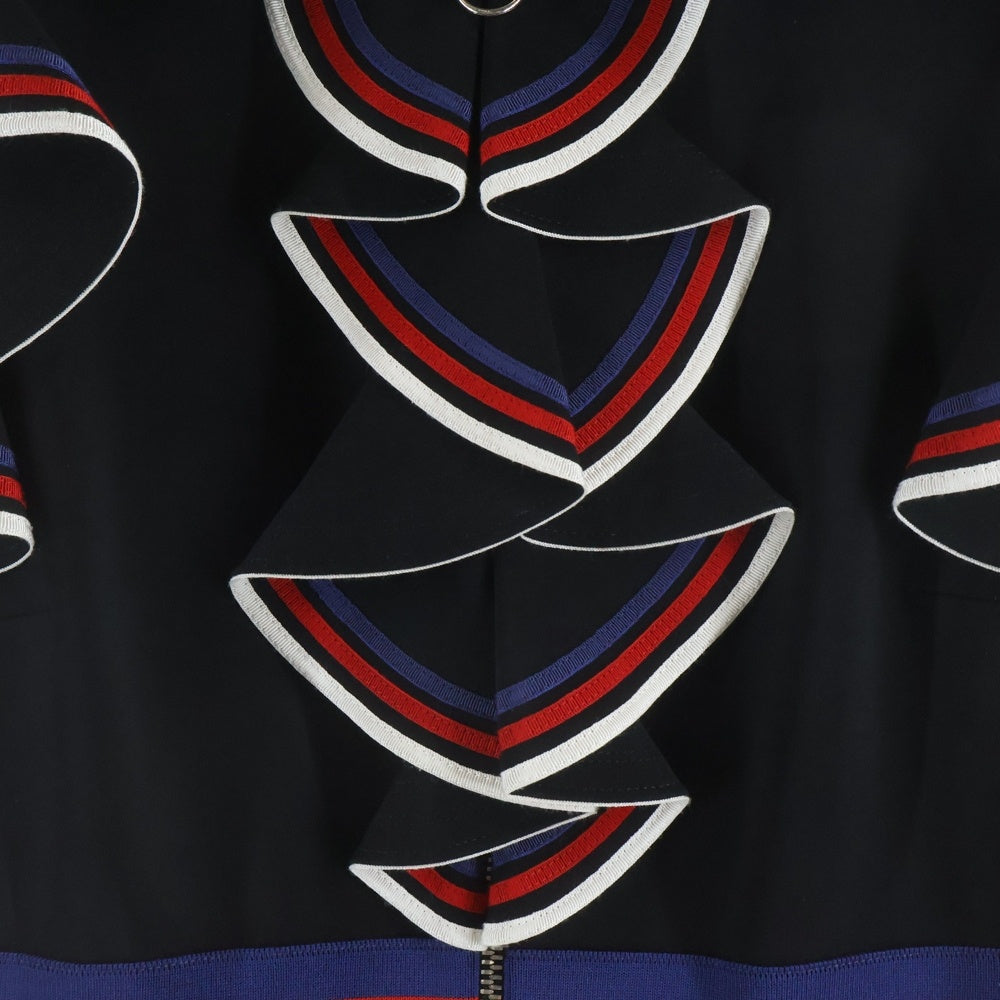 GUCCI(グッチ) 17AW ウェブ フリル ジップアップ ジャージー