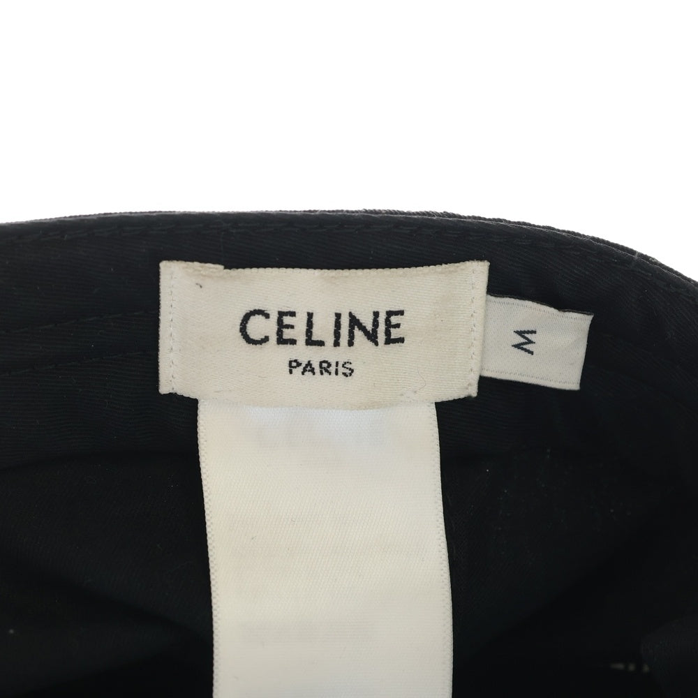 CELINE(セリーヌ) トリオンフ ベースボールキャップ ブラック M