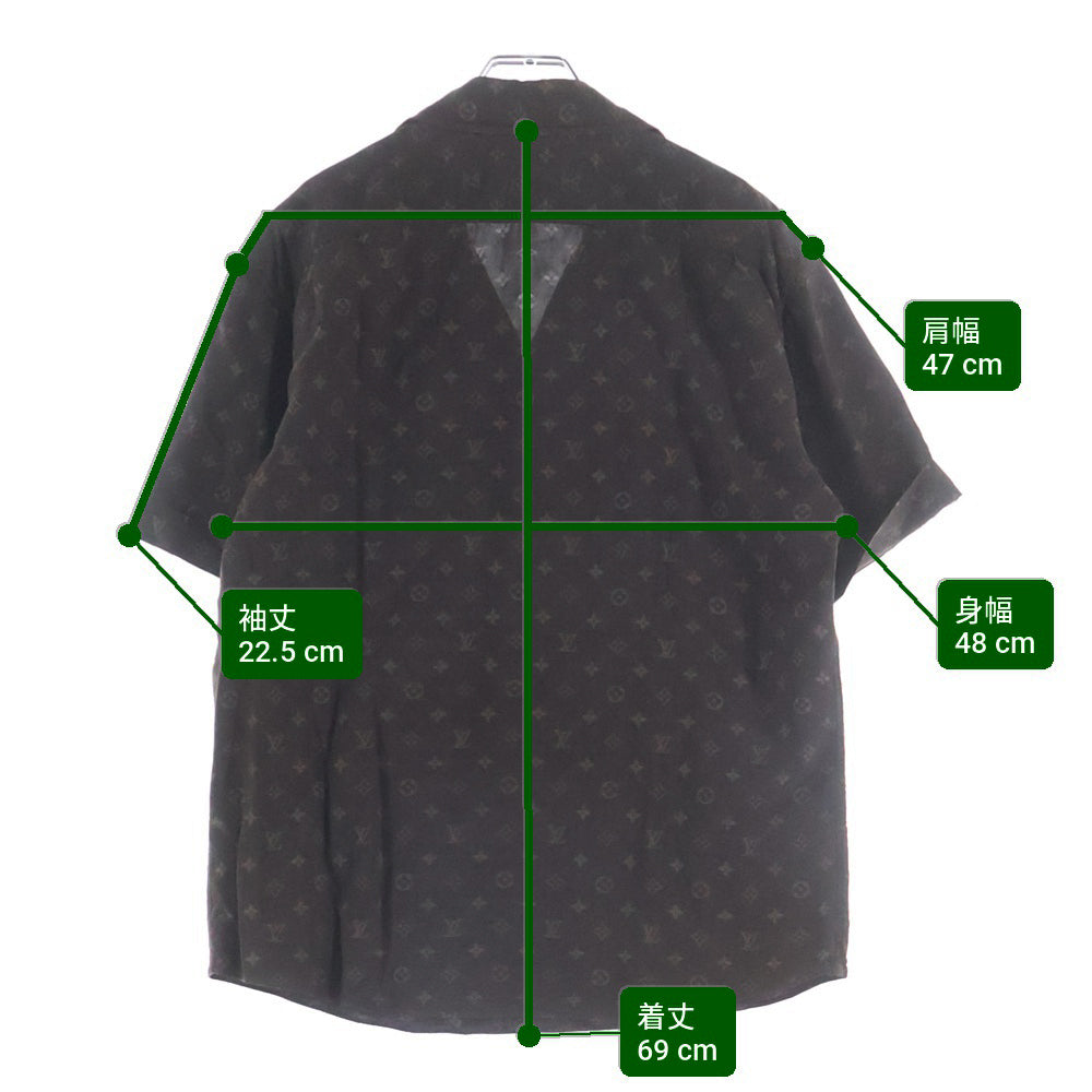 LOUIS VUITTON(ルイヴィトン) 06SS モノグラム総柄 シルク オープン