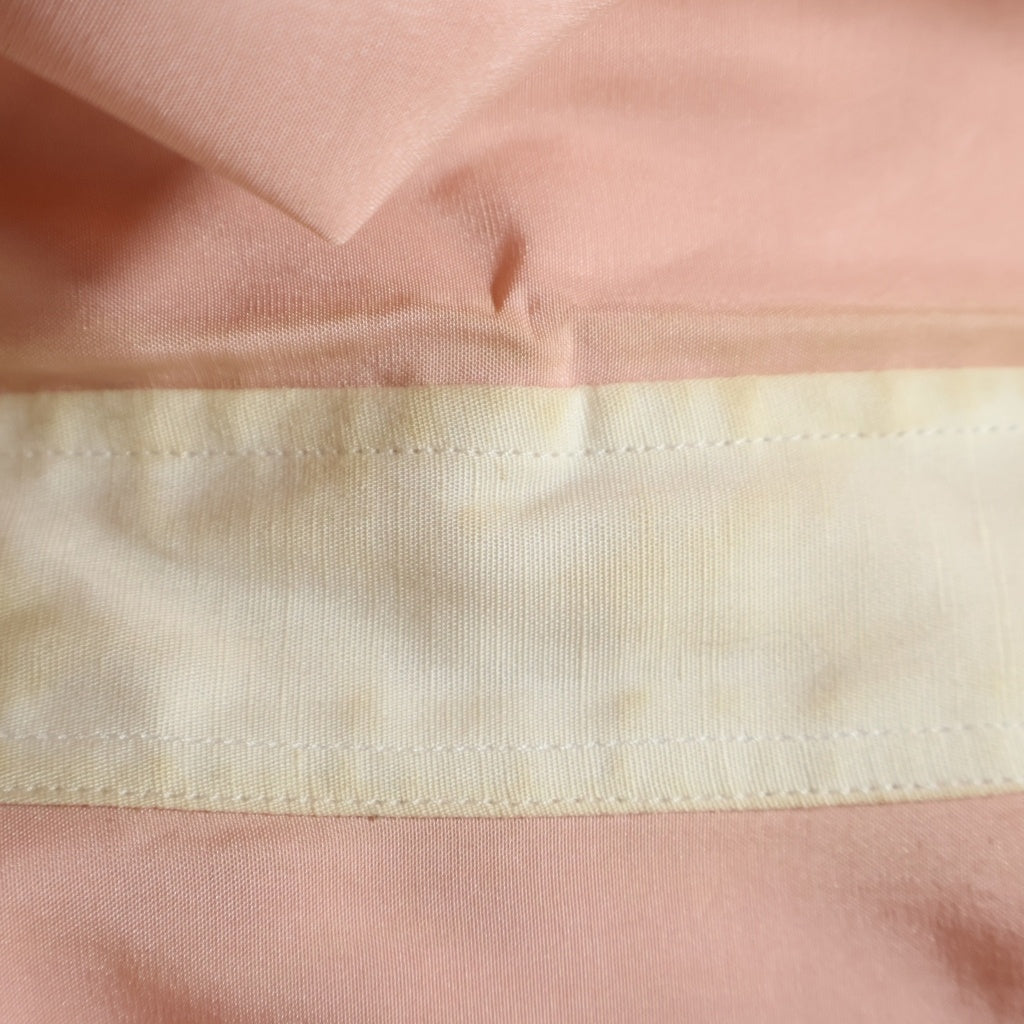LOUIS VUITTON(ルイヴィトン) 06SS LVロゴ刺繍 シルク 半袖シャツ ピンク RM061 MISH80ST9