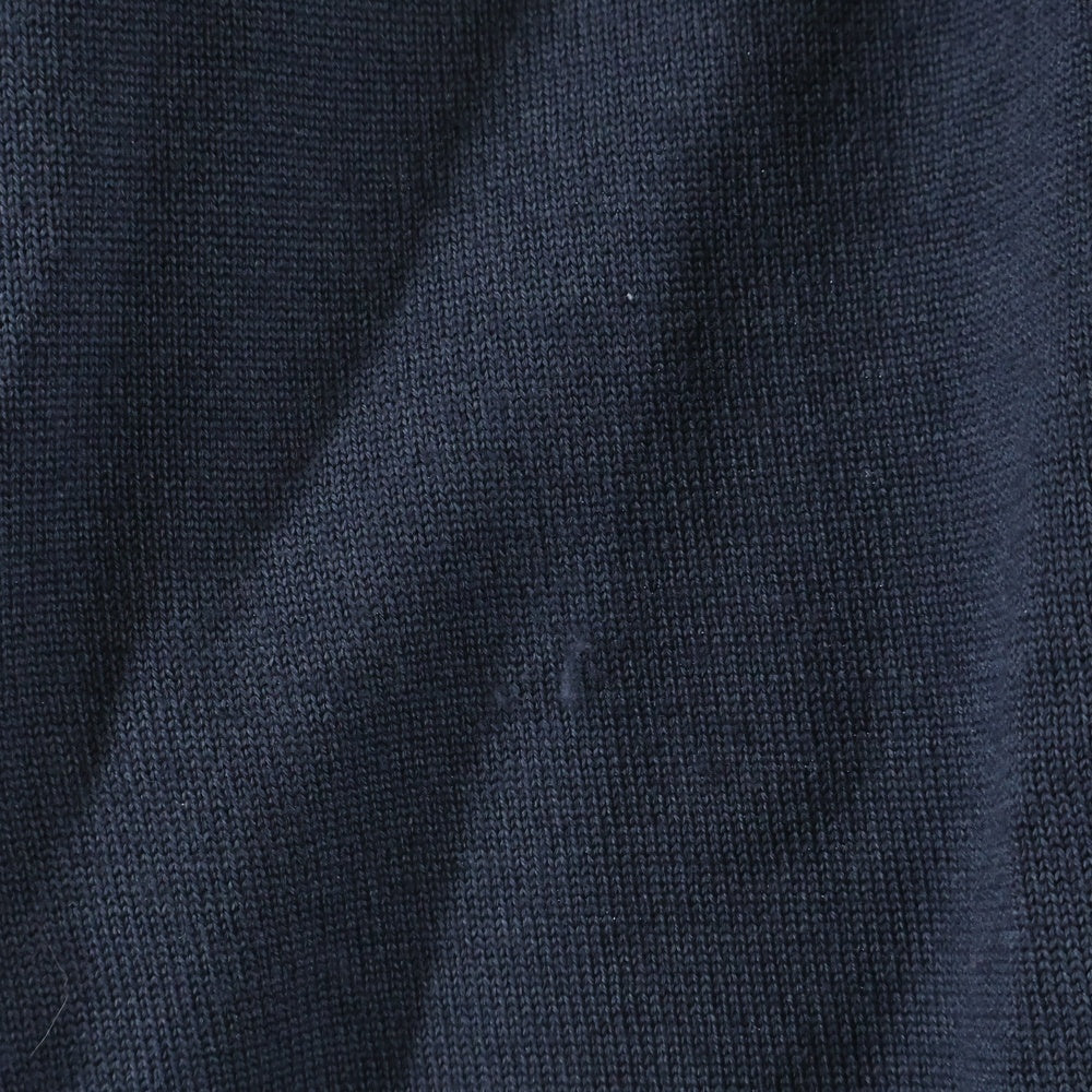 LOUIS VUITTON(ルイヴィトン) 17SS LVロゴ刺繍 ジップアップ ドライバーズニット グレー RM171Q F87 HAN53W