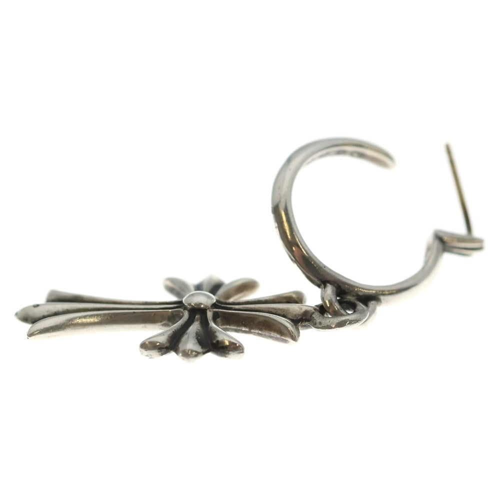 CHROME HEARTS(クロムハーツ) TINY CH CROSS タイニーCHクロス フープピアス シルバー BCA115