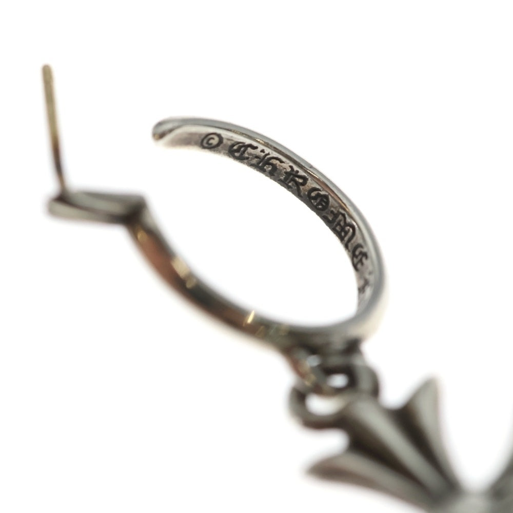CHROME HEARTS(クロムハーツ) TINY CH CROSS タイニーCHクロス フープピアス シルバー BCA115