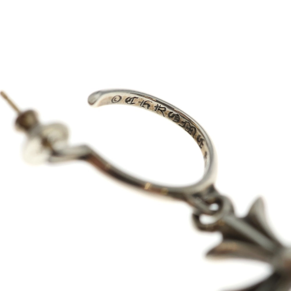 CHROME HEARTS(クロムハーツ) TINY CH CROSS タイニーCHクロス フープピアス シルバー BCA115