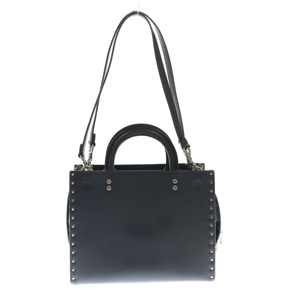 COACH(コーチ) ローグ25 3WAYハンドバッグ ショルダーバッグ ブラック レザー CU052 シルバー金具
