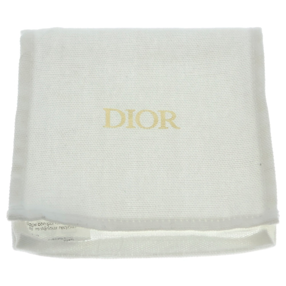 Christian Dior(クリスチャンディオール) CDロゴ ラインストーンネックレス ペンダント シルバー SV レディース