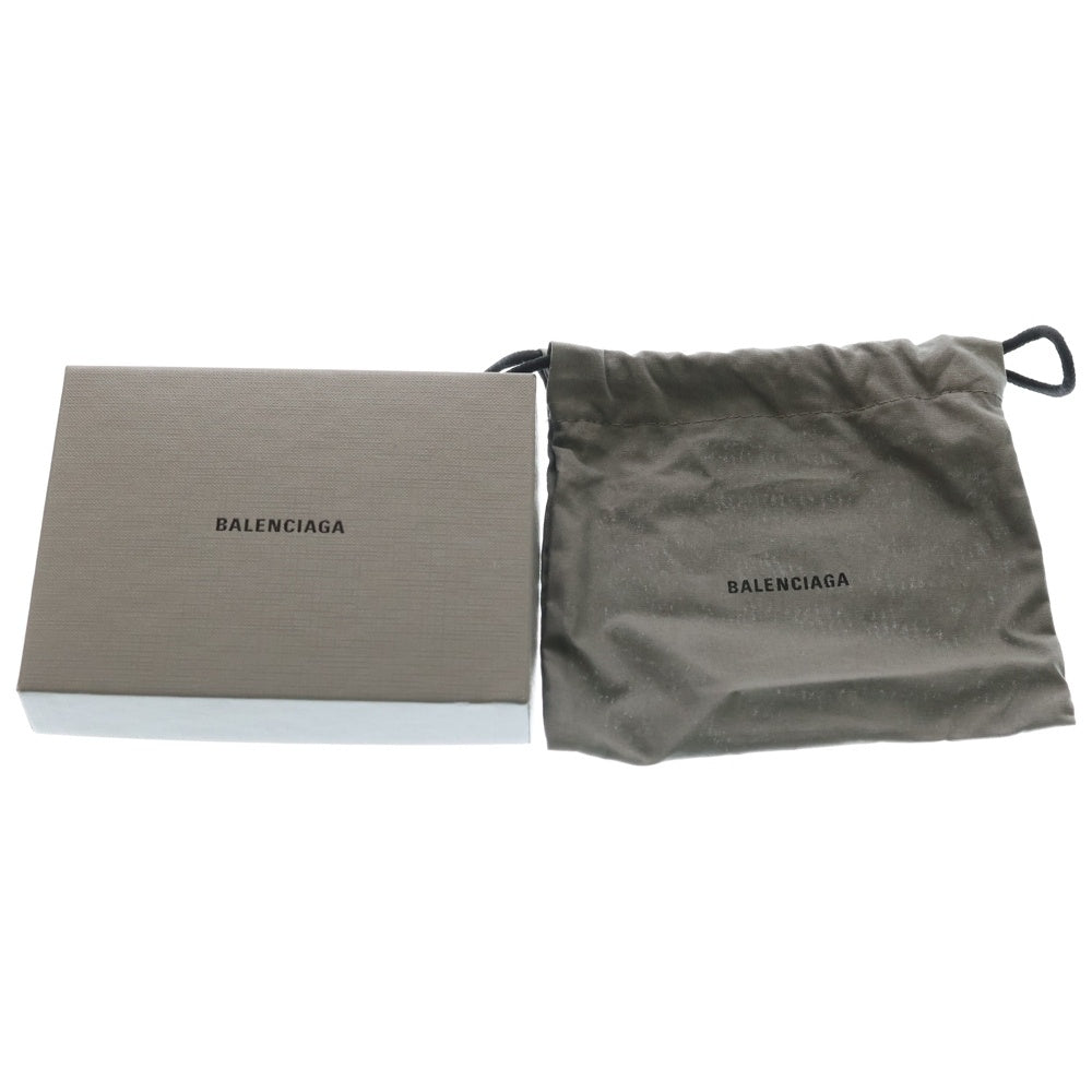 BALENCIAGA(バレンシアガ) グラフティ フラグメント カードケース ブラック レザー 640535