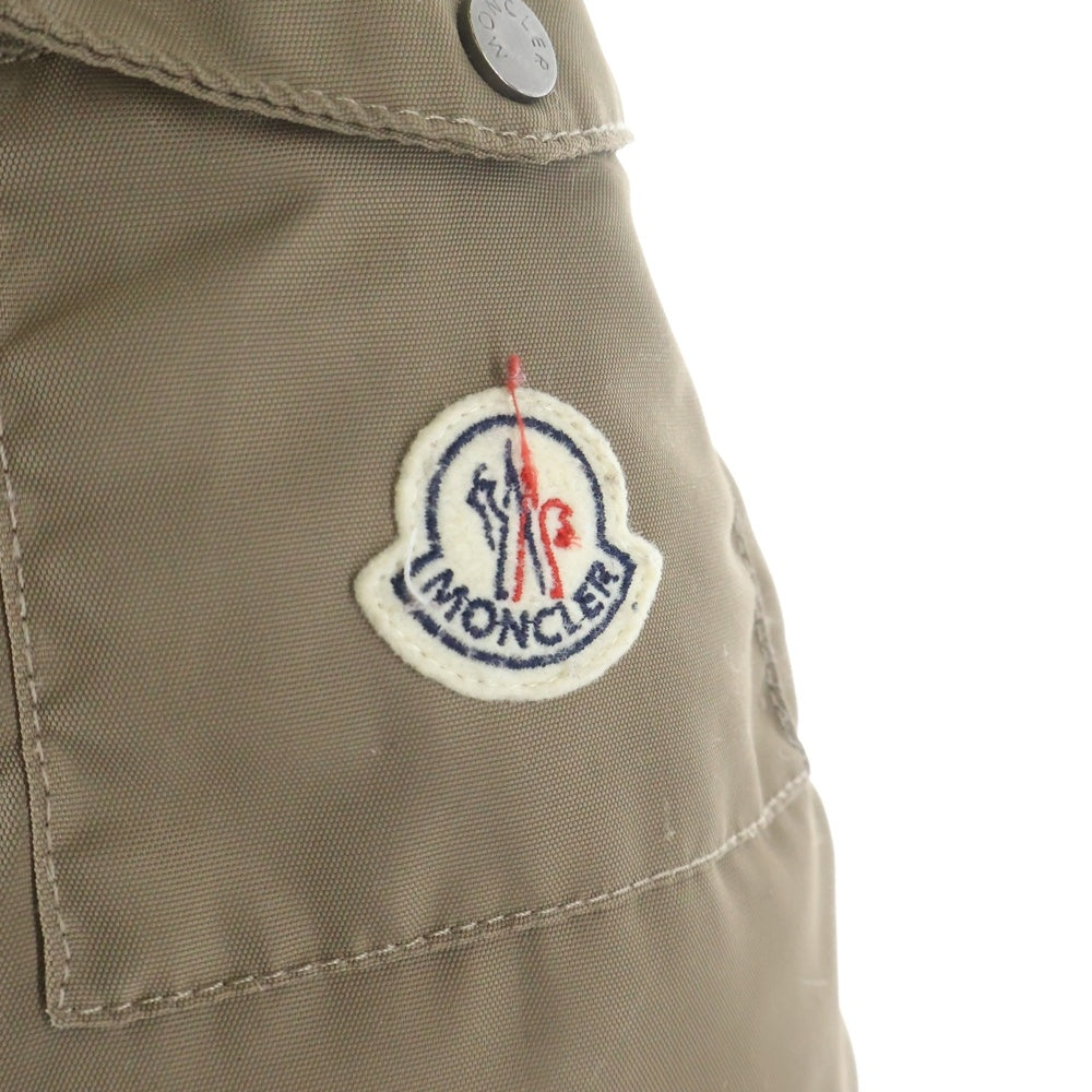 MONCLER(モンクレール) MARMELADE ファー フーデッド ジップアップ ダウンジャケット ベージュ 49334/91/54010 レディース