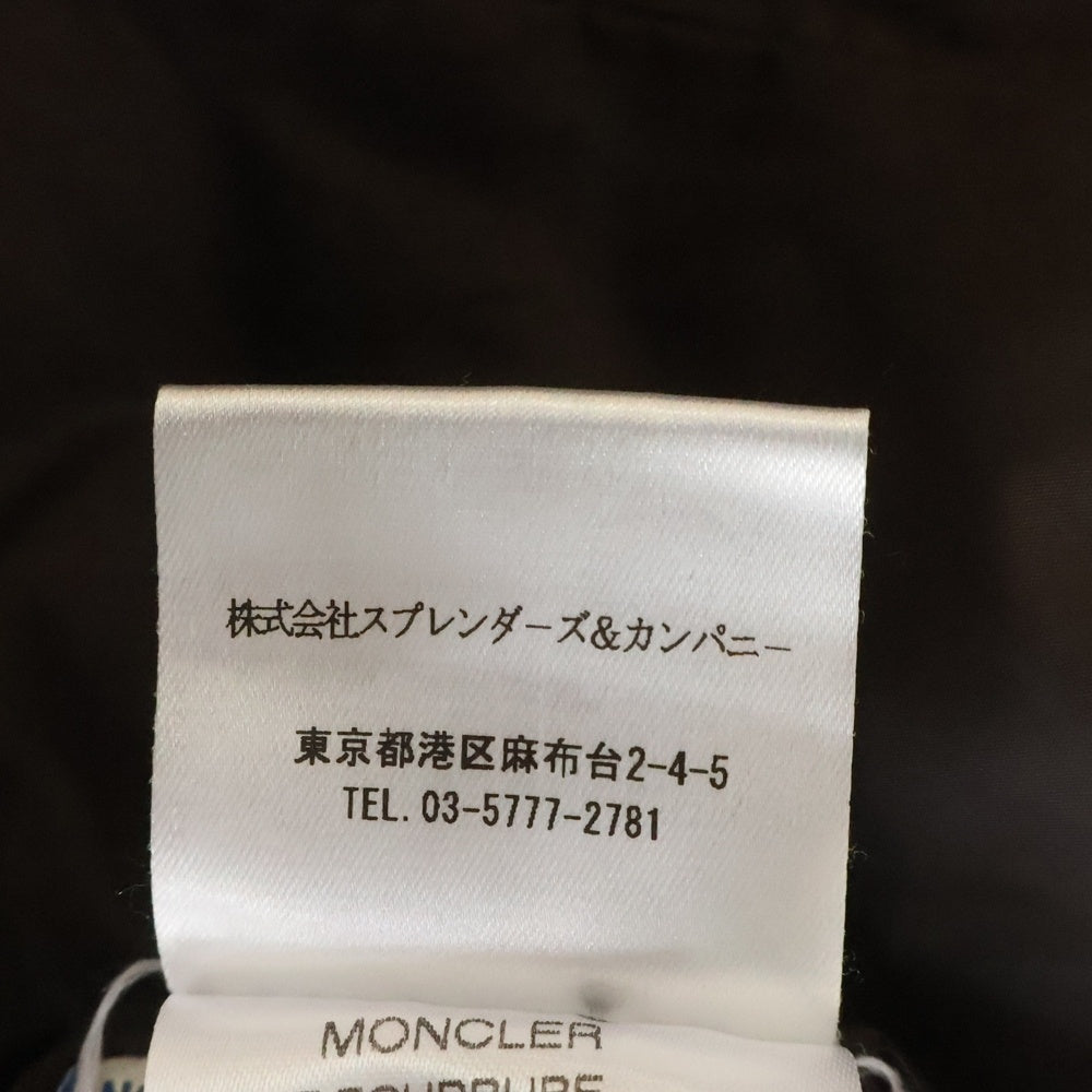 MONCLER(モンクレール) MARMELADE ファー フーデッド ジップアップ ダウンジャケット ベージュ 49334/91/54010 レディース