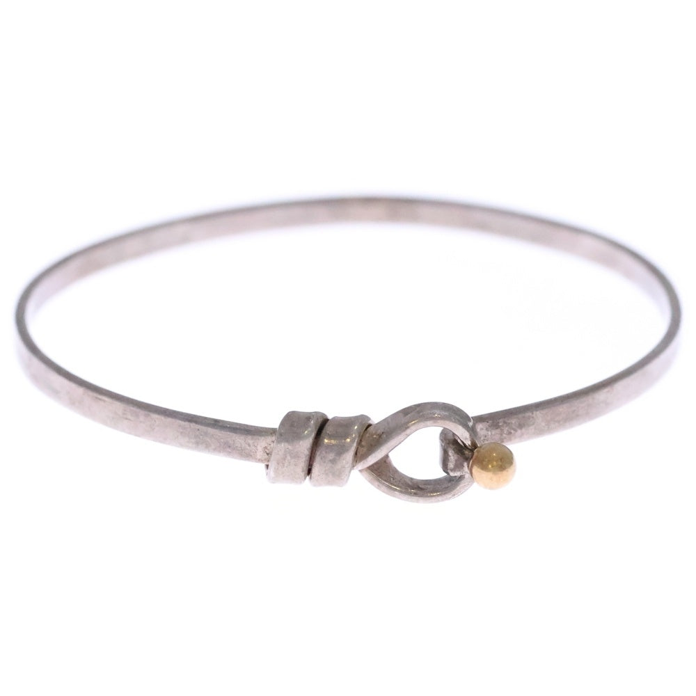 TIFFANY & Co.(ティファニー) ラブノット フック&アイ ブレスレット バングル シルバー Au750 SV925
