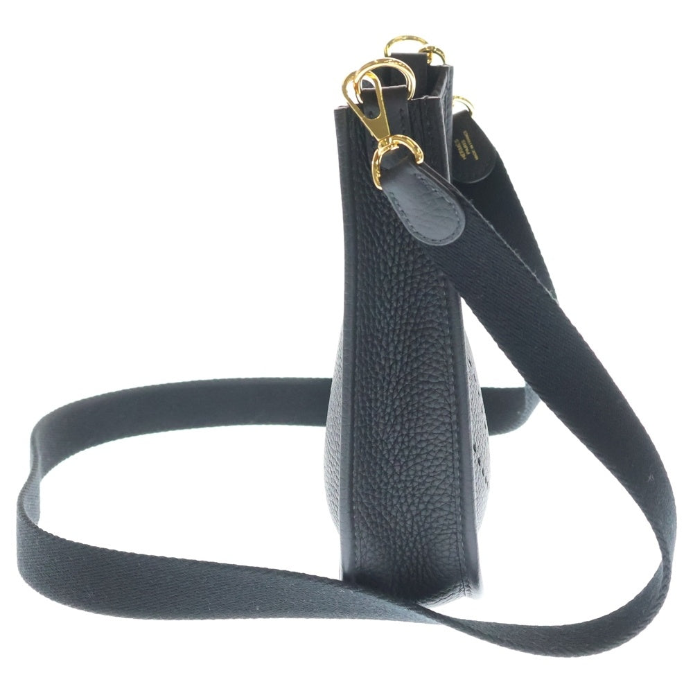 HERMES(エルメス) エブリンTPM ショルダーバッグ ブラック トリヨン ゴールド金具 K刻印 レディース
