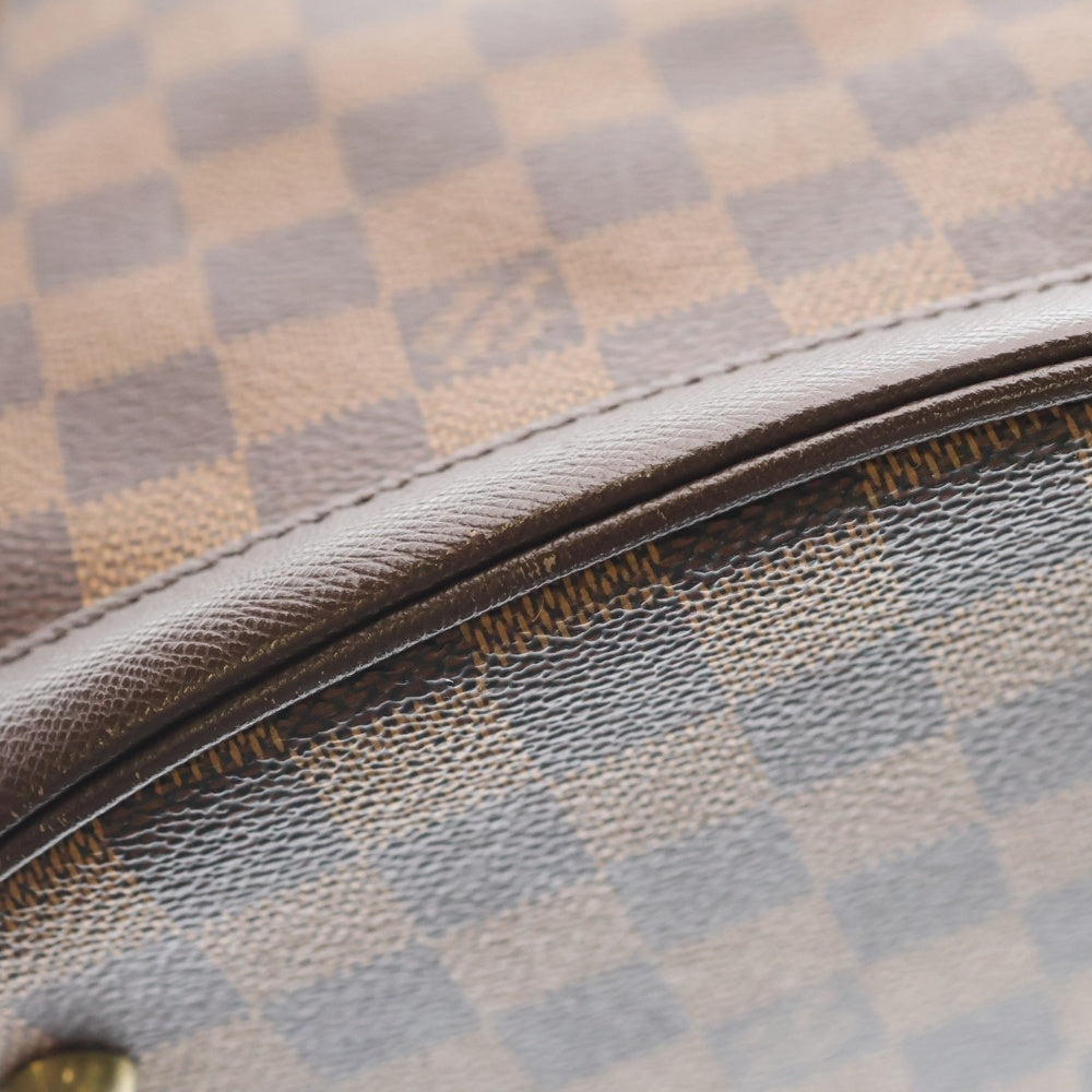 LOUIS VUITTON(ルイヴィトン) マレ ダミエ PVC レザー ショルダー トートバッグ ゴールド金具 ブラウン N42240 レディース