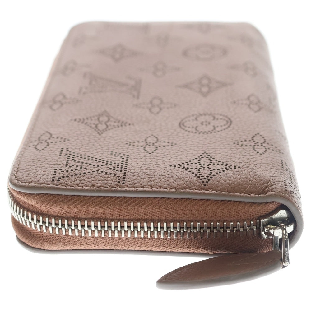 LOUIS VUITTON(ルイヴィトン) マヒナ ジッピー・ウォレット マグノリア ロングウォレット カードケース 長財布 ピンク レザー M61868 シルバー金具 レディース