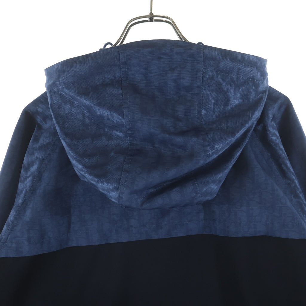 Christian Dior(クリスチャンディオール) オブリーク アノラックジャケット ブラック×ブルー #XXL 193J640A0631